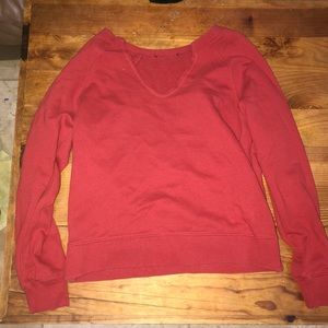 V-neck Sweatshirt